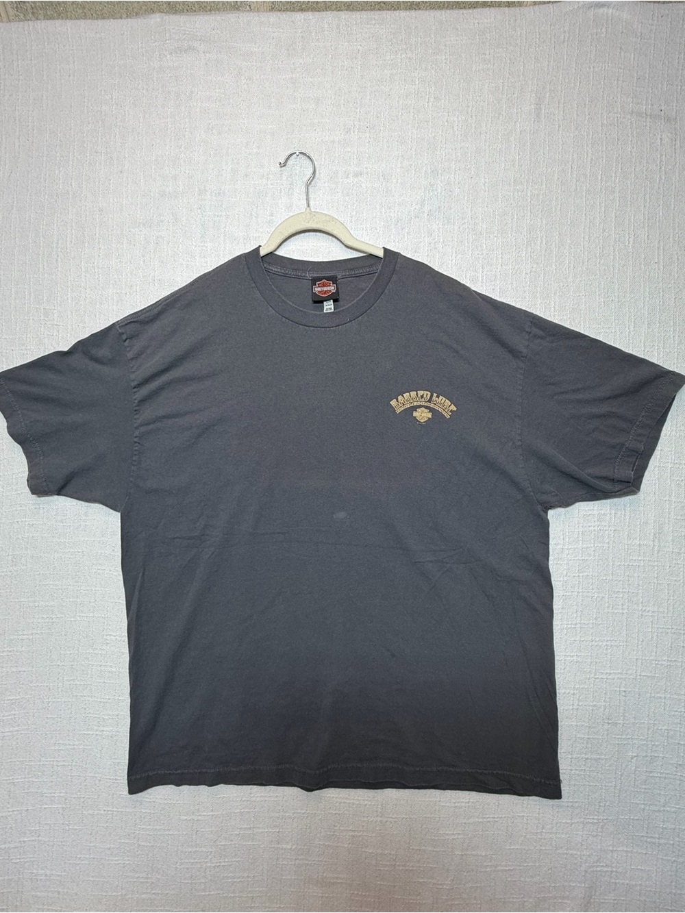 Harley-Davidson Black Tee with Gold Chest Logo